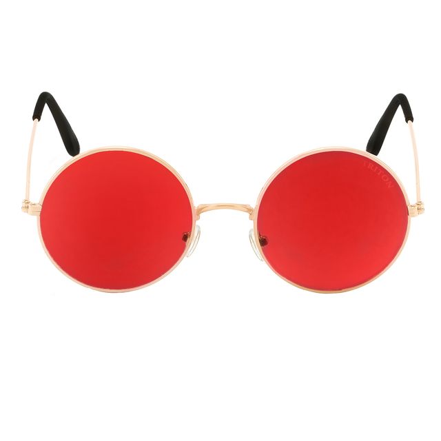 Óculos de Sol Redondo Dourado HO2405 Triton Eyewear