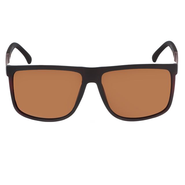 Óculos de Sol Quadrado Marrom Fosco P7228 Triton Eyewear