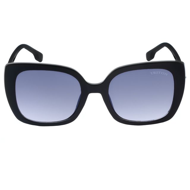 Óculos de Sol Quadrado Preto Esmaltado LQ9032 Triton Eyewear