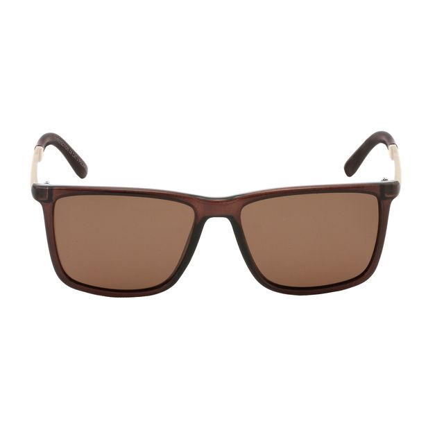 Óculos de Sol Quadrado Marrom VB5038 Triton Eyewear