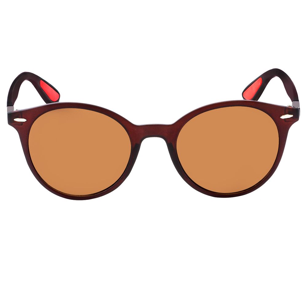 Óculos de Sol Redondo Marrom Fosco 202031 Triton Eyewear - lojatriton