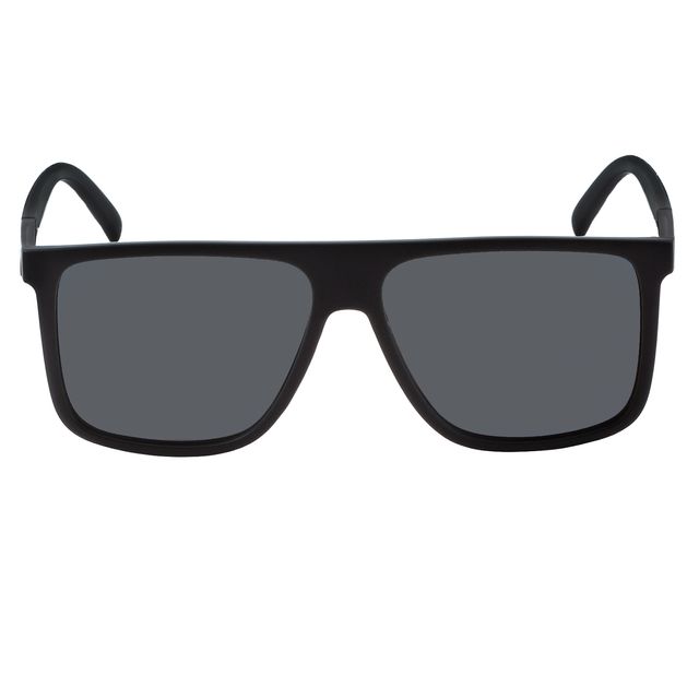 Óculos de Sol Quadrado Preto Esmaltado P7223 Triton Eyewear