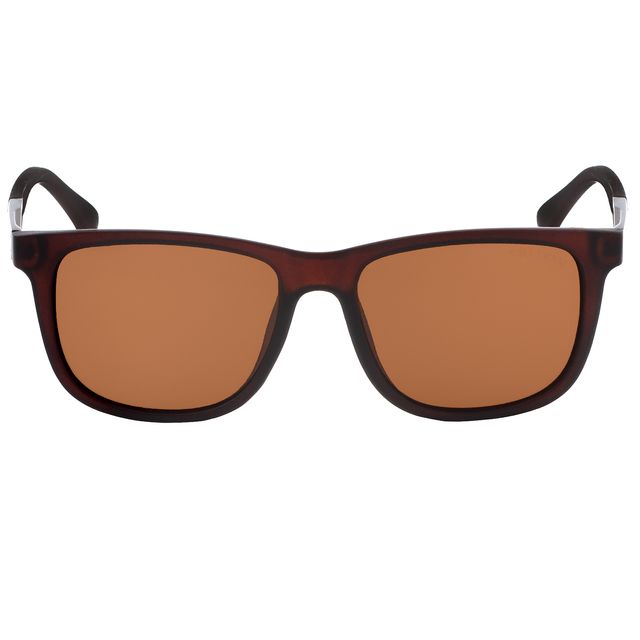 Óculos de Sol Quadrado Marrom Fosco P7227 Triton Eyewear
