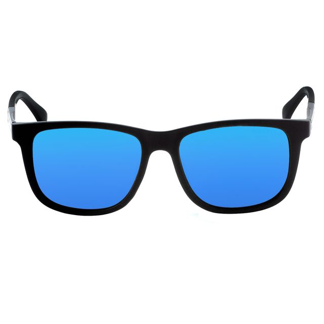 Óculos de Sol Quadrado Preto Fosco com lente Azul P7227 Triton Eyewear