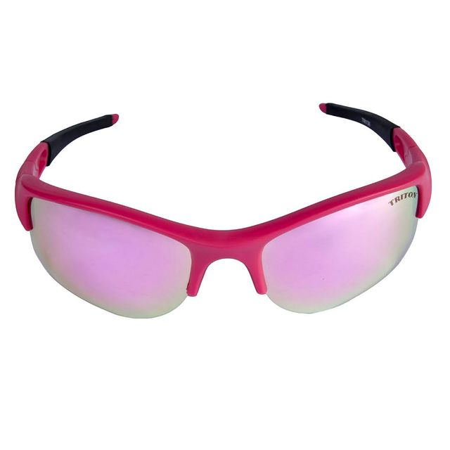 Óculos de Sol Sport Polarizado Rosa com Preto TRI130 Triton Eyewear