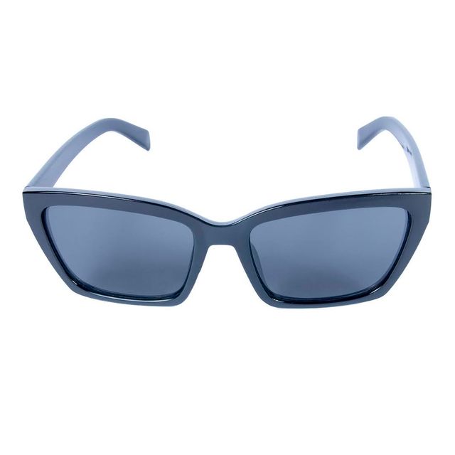 Óculos de Sol Retangular Preto Esmaltado TRI107 Triton Eyewear