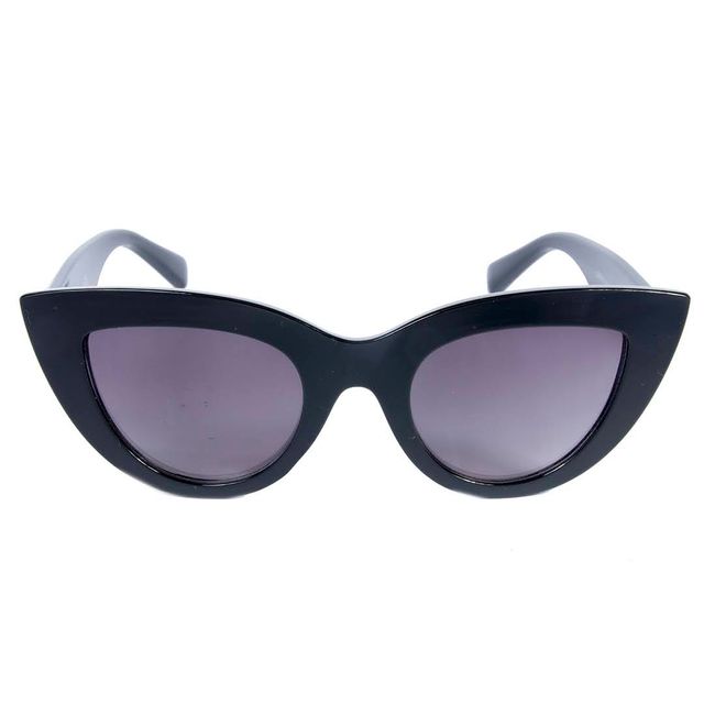 Óculos de Sol Gatinho Preto Esmaltado LQ9080 Triton Eyewear