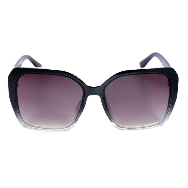 Óculos de Sol Quadrado Preto com Transparente TRI113 Triton Eyewear