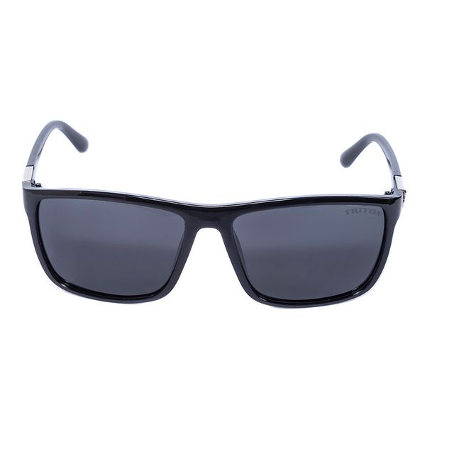 Óculos de Sol Polarizado Quadrado Preto TRI026 Triton Eyewear